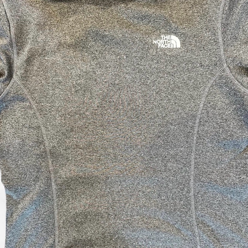 The North Face Grey & White logo Pullover Hoodie with Pocket size Medium Womens - Picture 7 of 7